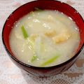 ♡ともりん's cooksnap of when they made 我が家の酒粕味噌汁♫.