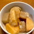 揚げ物love's cooksnap of when they made 懐かしの味里芋とこんにゃくの煮っころがし.