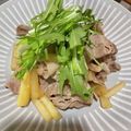 szkbleu's cooksnap of when they made 大根大量消費　大根と豚こまの炒め物.