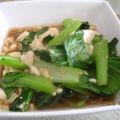 tanta328's cooksnap of when they made 豆腐＆チンゲン菜のオイスターソース炒め.