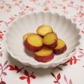 バカリャウ's cooksnap of when they made レモンできれい色✿サツマイモのほんのり煮.