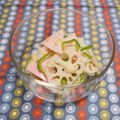 バカリャウ's cooksnap of when they made 副菜♪蓮根・ハム・玉ねぎのマリネ風サラダ.