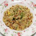 もぐ・ω・くま's cooksnap of when they made 洗い物を増やさない！納豆しらすチャーハン.