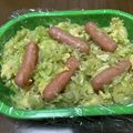 Ｍatu☆Music's cooksnap of when they made ウインナーとキャベツの卵炒め.