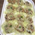 Yokchina's cooksnap of when they made 激ウマ♡もっちりオートミールキャベツ焼売.