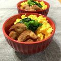 きっかママ's cooksnap of when they made 簡単＆節約★ジューシー鶏ささみ丼.