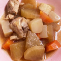 zu87's cooksnap of when they made 大根と厚揚げ・人参・こんにゃくの煮物♪.