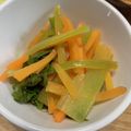 ポメちょん's cooksnap of when they made レンジ3分！薬膳★セロリと人参の南蛮漬け.
