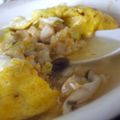 モンプチっち's cooksnap of when they made アジアンな餡の☆海鮮オムライス.