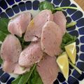 Figeac's cooksnap of when they made 豚ヒレ肉の低温調理　カルパッチョ仕立て.