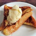 serina☽°'s cooksnap of when they made レンジで簡単♡我が家のフレンチトースト♬.
