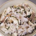 あたりめっこ's cooksnap of when they made 焼塩サバ・塩昆布・大葉の混ぜごはん.