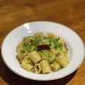 Nilmini's cooksnap of when they made 牛肉と長ネギの韓国風ペンネ♪.