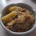 きらり流れ星's cooksnap of when they made 油揚げと麩で節約〜！肉なし肉じゃが.