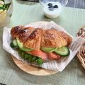 ♡ひな祭り♡'s cooksnap of when they made アボカドとスモークサーモンのサンドイッチ.
