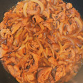 7才＆2才mama's cooksnap of when they made 豚こまの生姜焼き.