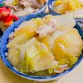 へい♡ゆー♡'s cooksnap of when they made 豚バラ白菜：豚三枚肉と白菜のうま煮.