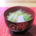 ももいろさくら's cooksnap of when they made 【 白菜とベーコンの簡単スープ♪ 】.