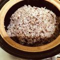 みみふぁん's cooksnap of when they made 鍋で炊く玄米ごはん もち麦 黒米入り.