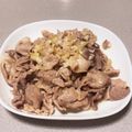 ぶんちゃん２５'s cooksnap of when they made 豚小間の ネギ塩炒め　めっちゃ簡単♬.