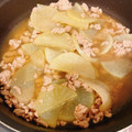あーにゃ！'s cooksnap of when they made 簡単節約！大根と豚ひき肉の炒め煮.