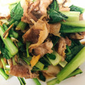 みほチャン★'s cooksnap of when they made 簡単☆小松菜と豚肉の焼き肉のタレ炒め.