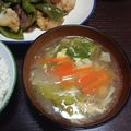 2児ママみきてぃ's cooksnap of when they made ５分で完成！簡単レタスたっぷりスープ♪.