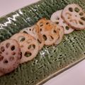 歌うぽんこつマミー's cooksnap of when they made 【漢肴】れんこんのオリーブオイル焼.