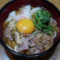 や～たん食堂's cooksnap of when they made 簡単ごちそう！豚すき焼き煮込みうどん.