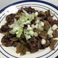 岡村キャンベル's cooksnap of when they made 牛肉とザーサイの炒め物.