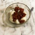 ナピト's cooksnap of when they made 白玉にsweet-jam抹茶小豆をのせて.