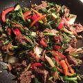 ame-ikuru's cooksnap of when they made クレソンと牛肉のオイスター炒め.
