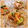 nakamucchi's cooksnap of when they made トマトと胡瓜で！大葉とにんにくのマリネ.