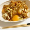 c0c0tora's cooksnap of when they made チーズ豚キムチ丼.