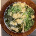 caruga's cooksnap of when they made めかぶと卵のふわとろスープ♡.