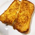 narida's cooksnap of when they made 牛乳無し！フレンチトースト.