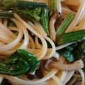 れそそ's cooksnap of when they made えのき&ベーコンとほうれん草パスタ.