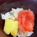 ゆかりりりー's cooksnap of when they made たらこバター醤油のあったかごはん.
