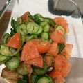 ゆりはるみ♡'s cooksnap of when they made レモンで夏味♪胡瓜とトマト♪ごま酢和え.