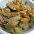 由芽15's cooksnap of when they made ぜひお弁当に！豚肉とレンコンの甘辛おかず.