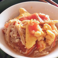 fyasu's cooksnap of when they made トマトとエノキとたまごの柚子胡椒味噌炒め.