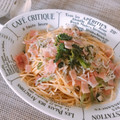 ゆっぽ's cooksnap of when they made ほうれん草とハムとシラスの和風パスタ.