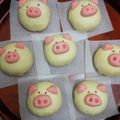 さとえび's cooksnap of when they made 肉まん★551蓬莱風【簡単可愛い豚まん】.