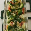 yokoyoko76's cooksnap of when they made 芽キャベツとアボカドのチーズ焼き☆.