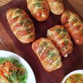 あかぴーー's cooksnap of when they made ねぎ味噌ちくわパン.