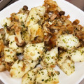 じばちゃ's cooksnap of when they made はんぺんとキノコの青のりマヨネーズ♪.