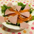 わか★'s cooksnap of when they made ピーラー人参とハムのサラダ お正月華やか.