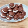 pakupakun's cooksnap of when they made 楽チン美味しい♪バレンタインウーピーパイ.