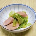 ＠迷子＠'s cooksnap of when they made 魚肉ソーセージとキャベツのサッと煮.