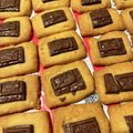 siomamakam's cooksnap of when they made 板チョコ 石畳クッキー.